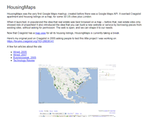 Tablet Screenshot of housingmaps.com
